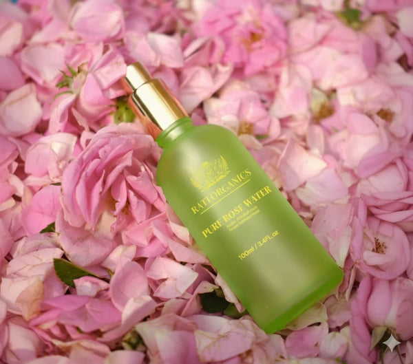 Rati Organics प्राकृतिक गुलाब जल | Natural Rose Water | 100mL