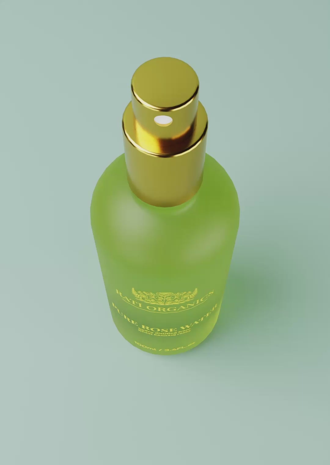 Rati Organics प्राकृतिक गुलाब जल | Natural Rose Water | 100mL